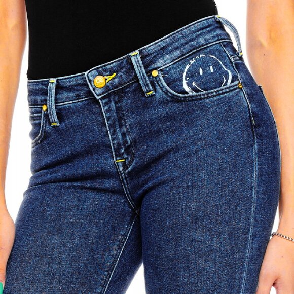 RARE Lee x Smiley Malone Skinny Jeans | Size 28 - Picture 1 of 12